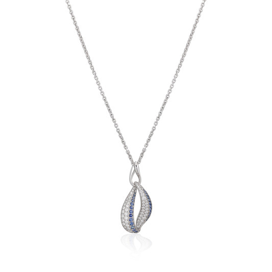 Diamond & Sapphire Necklace