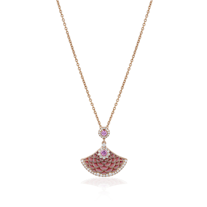 Diamond & Sapphire Necklace
