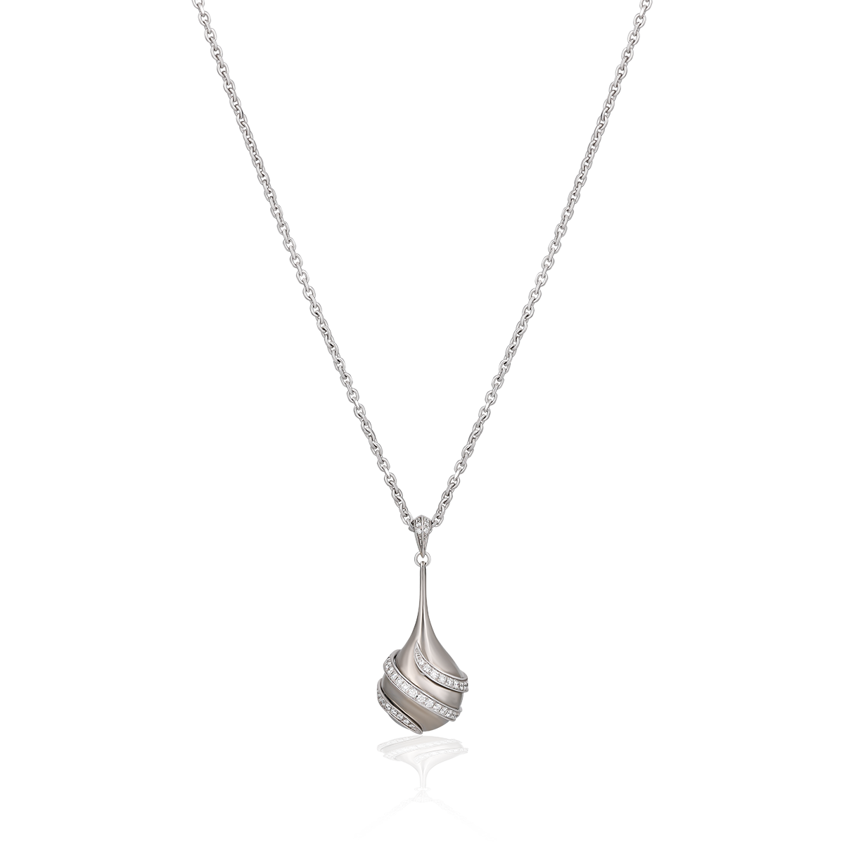 Diamond & Titanium Necklace