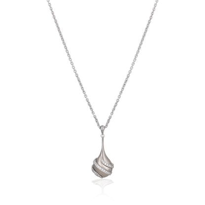 Diamond & Titanium Necklace