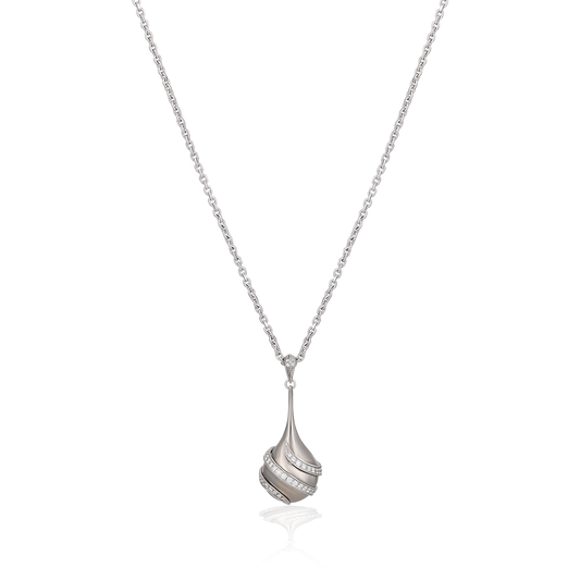 Diamond & Titanium Necklace