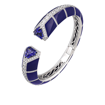 Diamond & Tanzanite Bangle