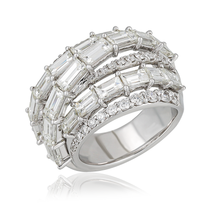 Multi-Band Diamond Ring