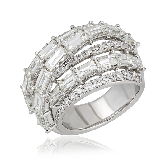 Multi-Band Diamond Ring