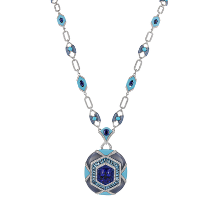 Long Art Deco Style Chain