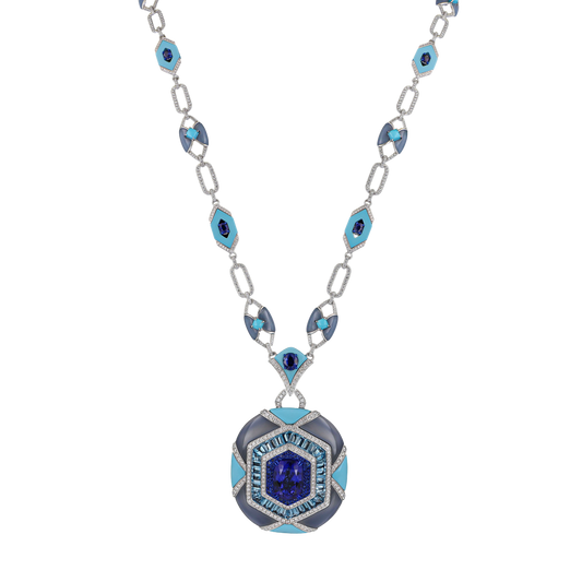 Long Art Deco Style Chain