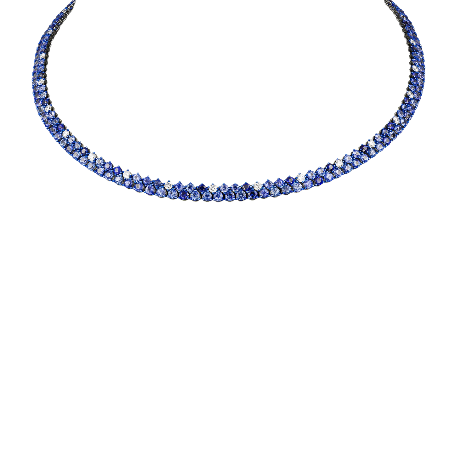 Sapphire-inspired Tennis Necklace