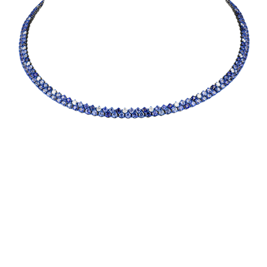 Sapphire-inspired Tennis Necklace