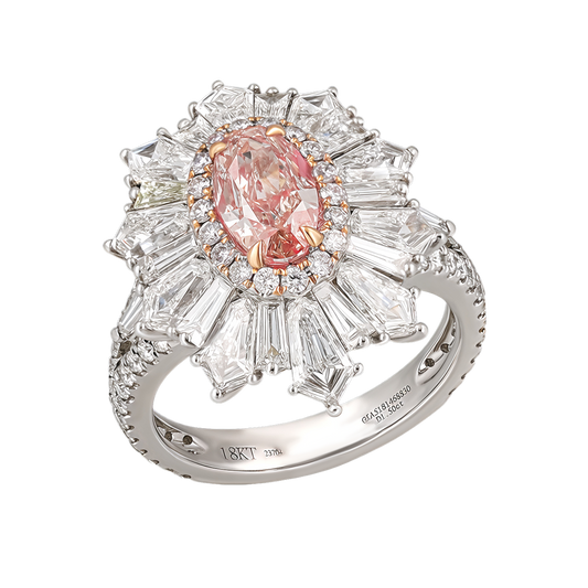 Certified Fancy Diamond Ring