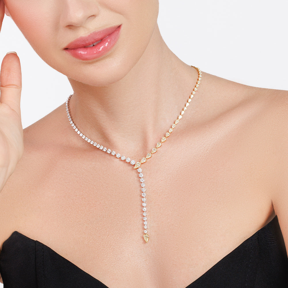 White & Yellow Diamond Set