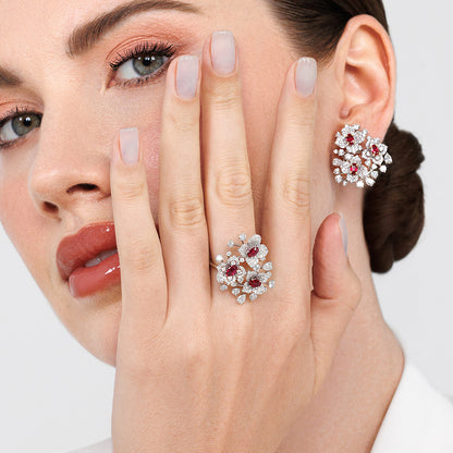 Diamond Ruby Ring