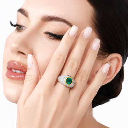 Colombian Emerald Ring