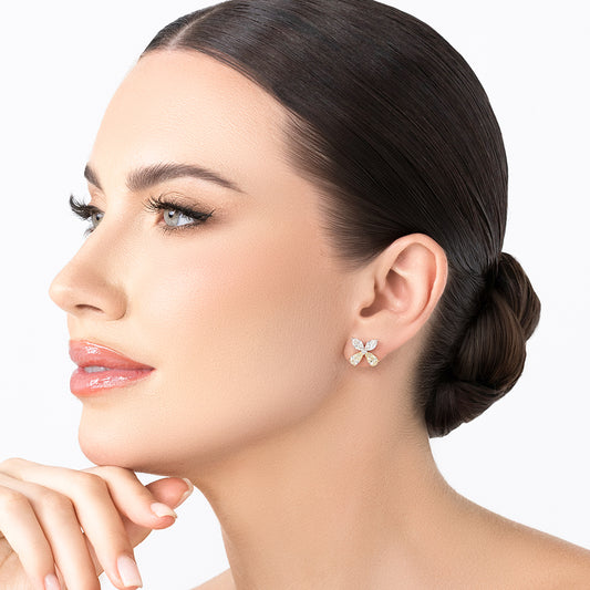 Floral Diamond Earrings