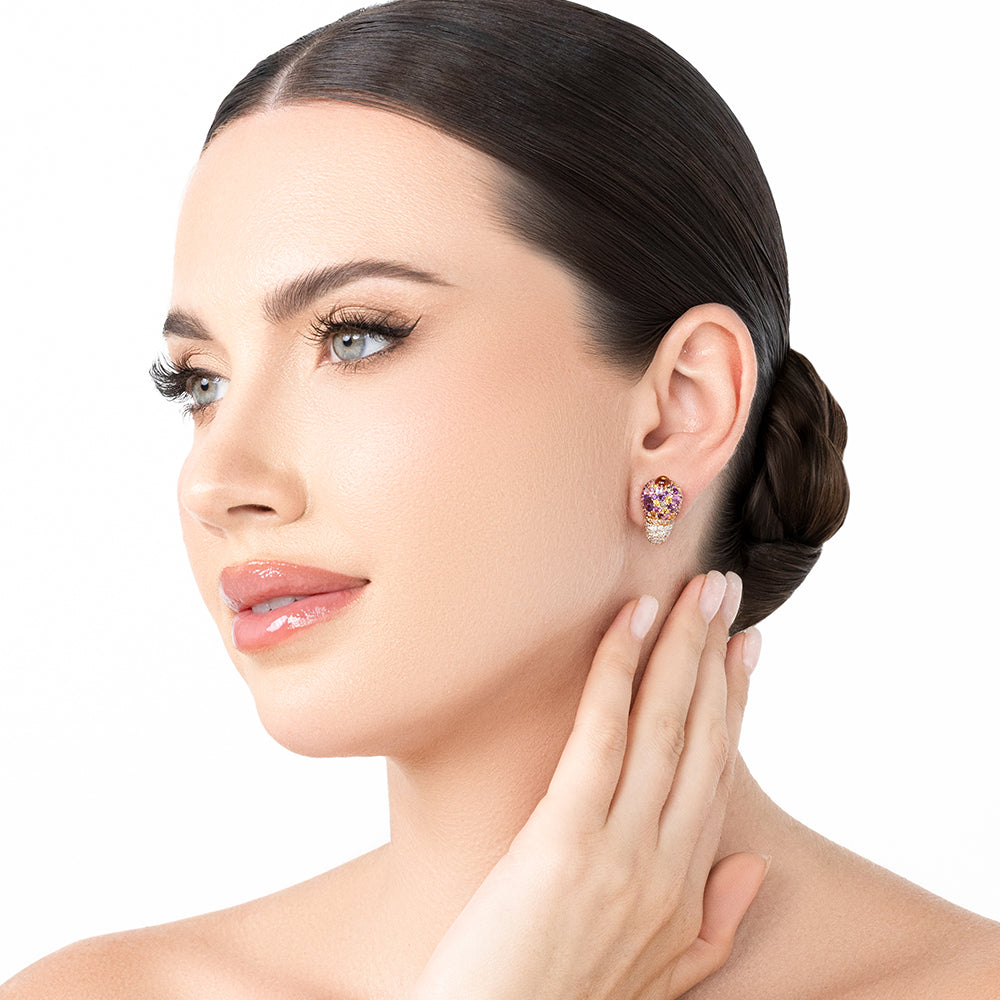 Diamond & Colored Stone Earrings