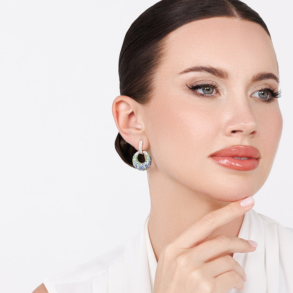 Diamond & Colored Stone Earrings