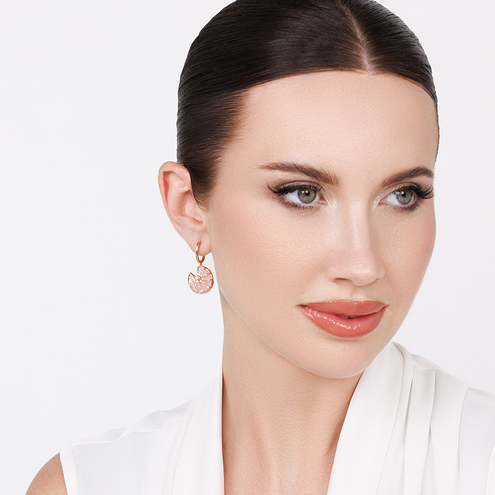 Diamond & Mother of Pearl Earrings