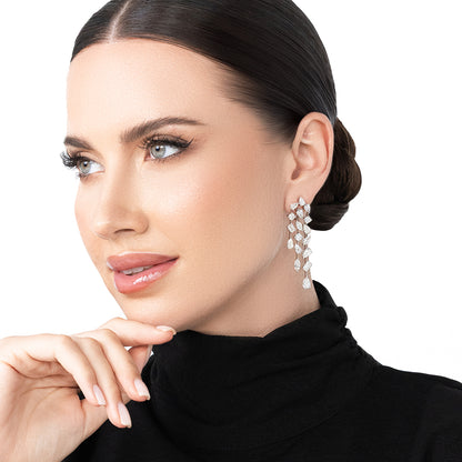 Cascading Diamond Earrings