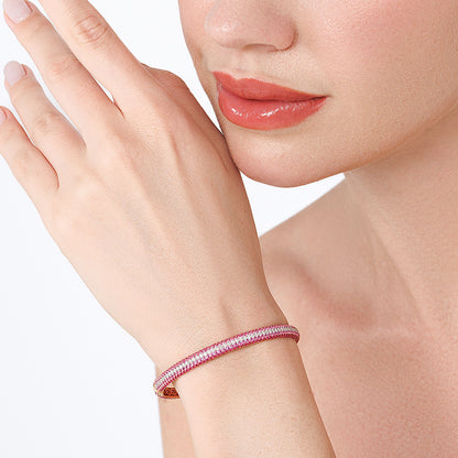Pink Sapphire Bangle