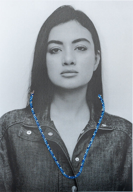 Sapphire-inspired Tennis Necklace